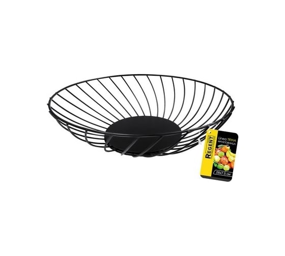 Изображение товара Фруктовница Regent Inox 28x7.5 см крашеный стальной пруток Linea TRINA 93-TR-01-24