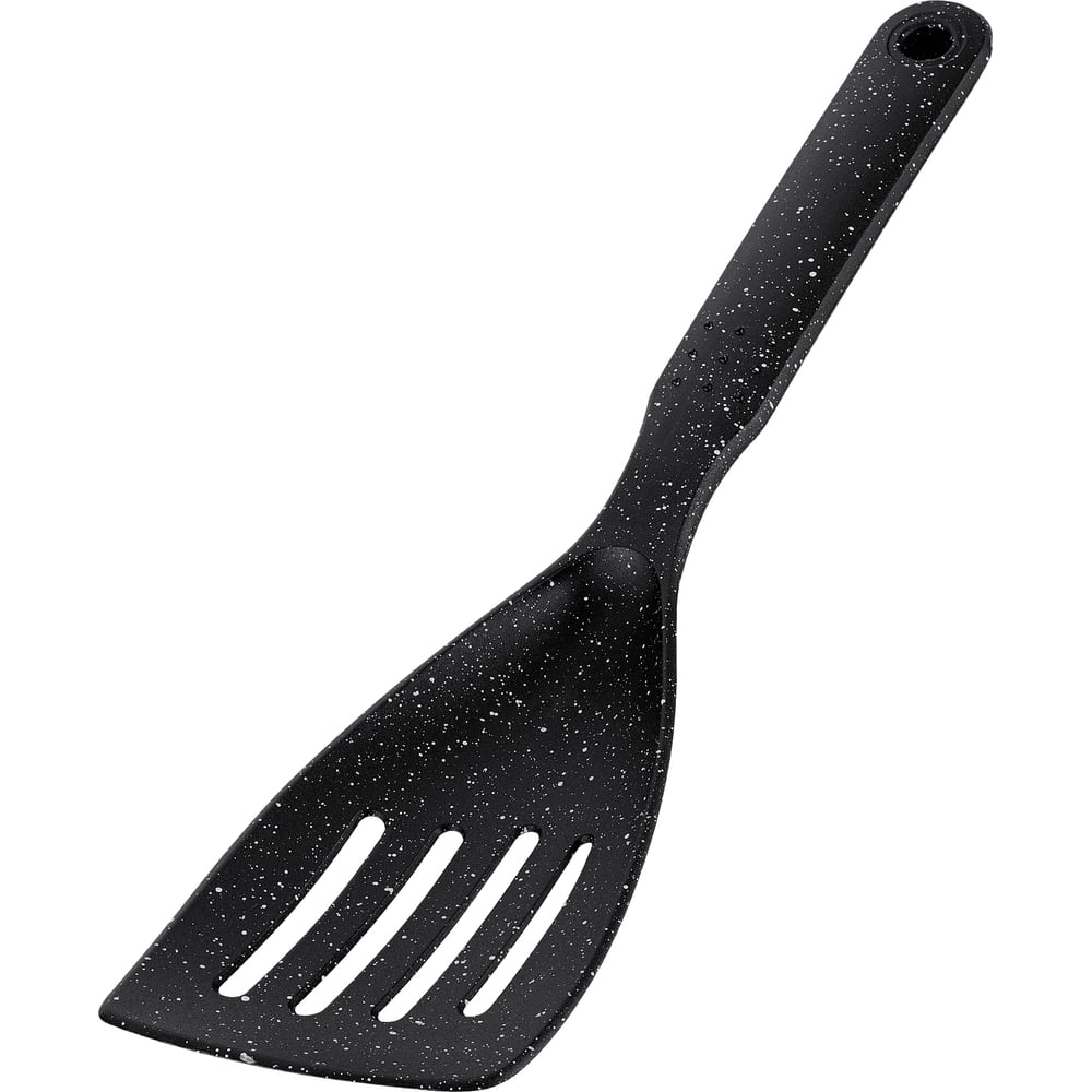 Изображение товара Лопатка кулинарная Regent Inox рыбная 28x8 см Linea PUNTO NERO 93-BK2C-11