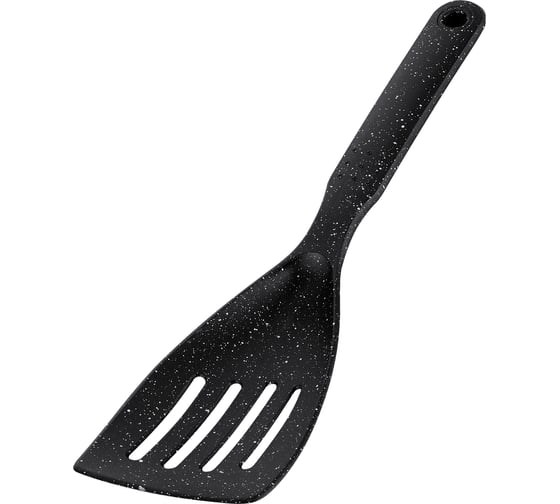 Изображение товара Лопатка кулинарная Regent Inox рыбная 28x8 см Linea PUNTO NERO 93-BK2C-11