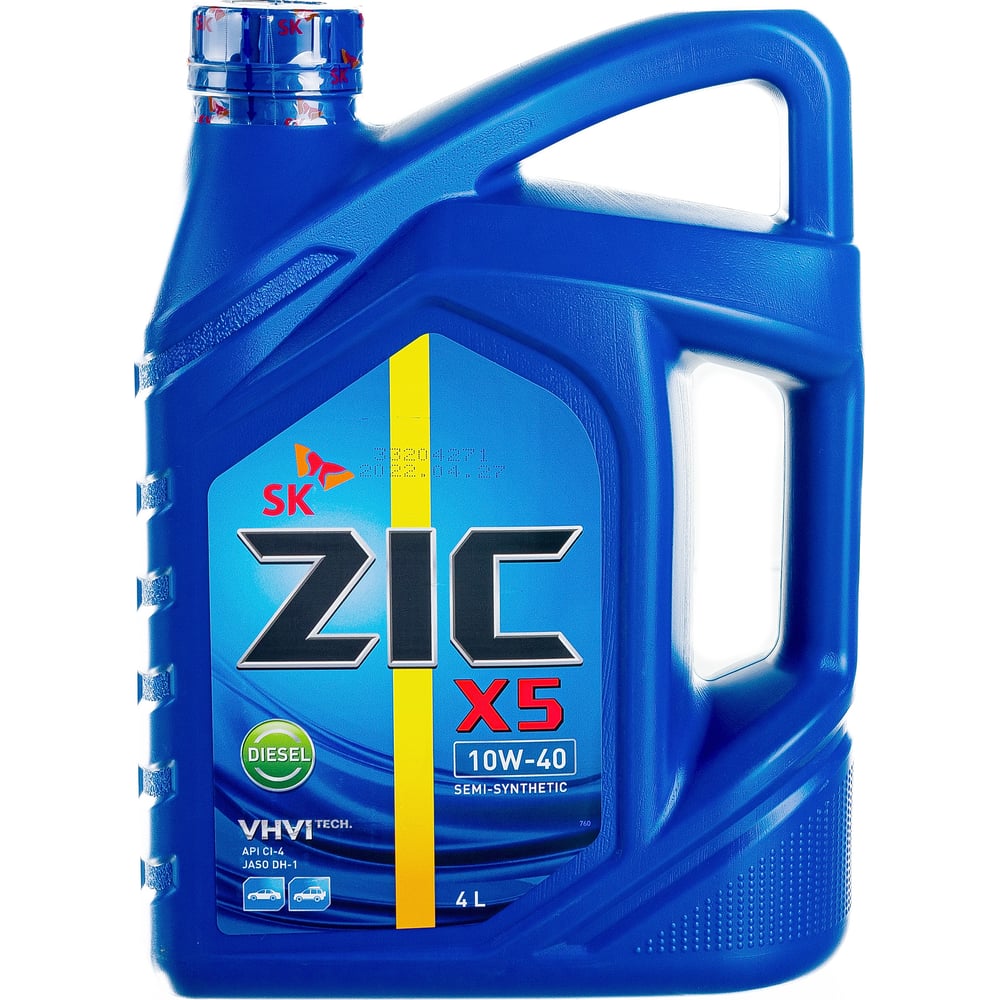 Полусинтетическое масло для дизельных двигателей легковых авто zic активная пена для легковых авто axton lma39 5 л