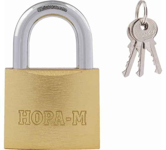 Изображение товара Навесной замок НОРА-М ЗН-810-50 мм 3 кл 16879