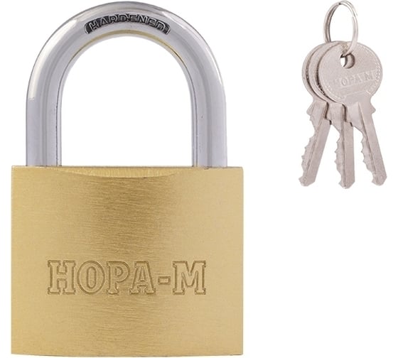 Изображение товара Навесной замок НОРА-М ЗН-810-63 мм 3 кл 16880