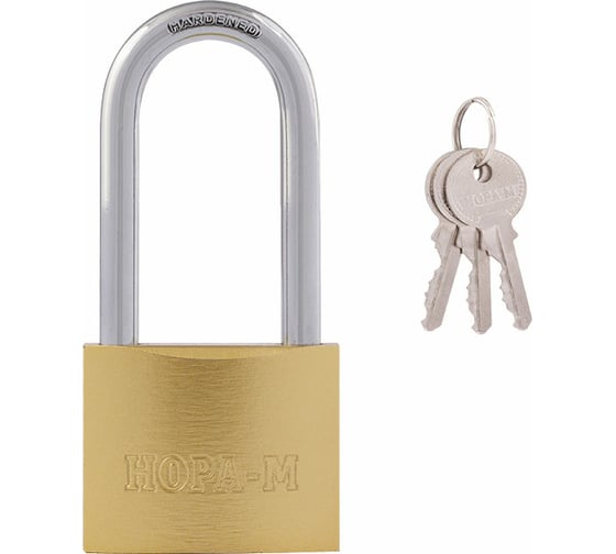 Изображение товара Навесной замок НОРА-М ЗН-810дд-63 мм 3 кл 16885