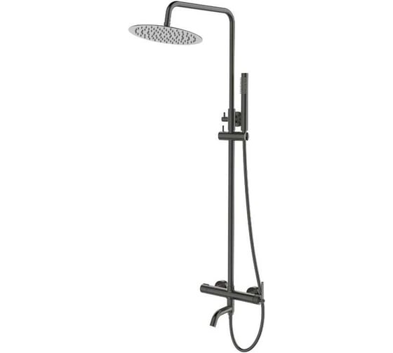 Изображение товара Душевая система со смесителем ESKO "Bangkok Gun metal" ST250BGGM