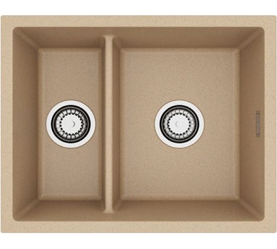 Изображение товара Мойка для кухни ALVEUS OMNI 50 GRANITAL BEIGE-G55 550x450x198 мм, с сифоном 1150068