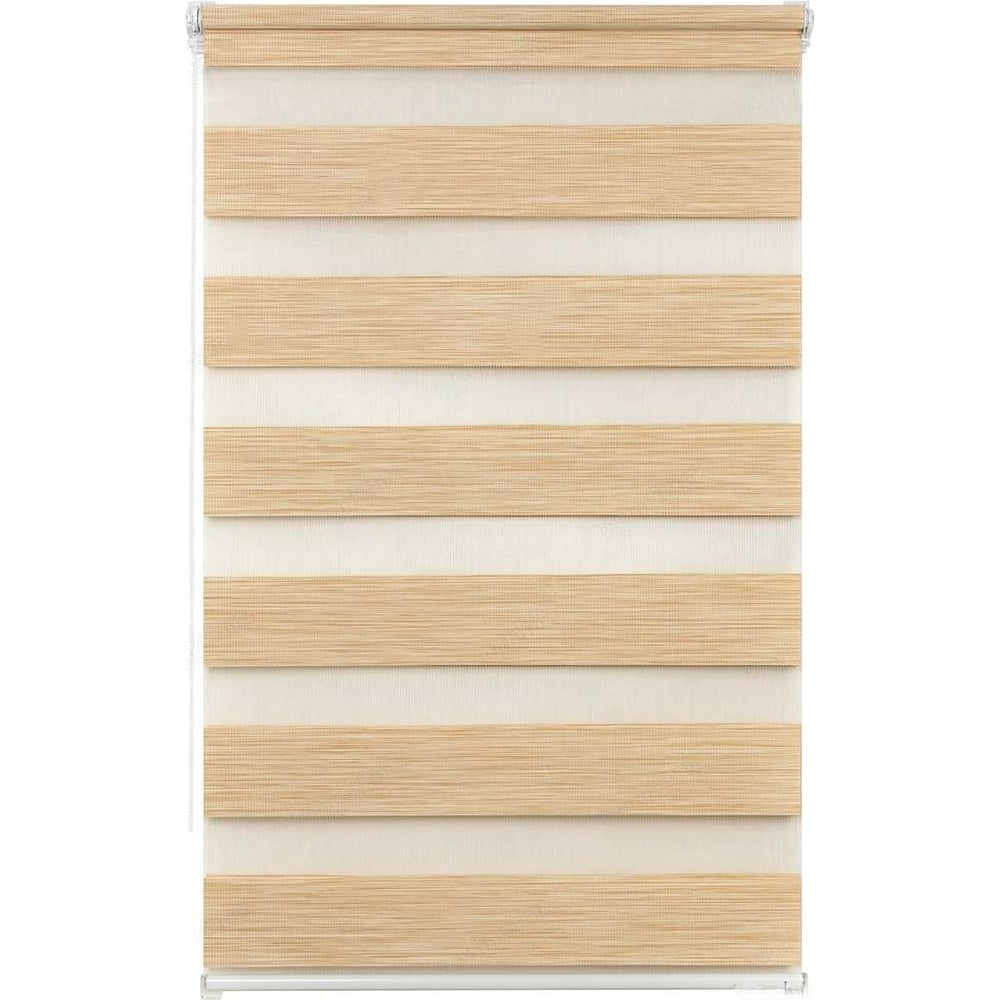 Изображение товара Рулонная штора LM DECOR День-Ночь LB 22-03 песочный 85x160 см для окон