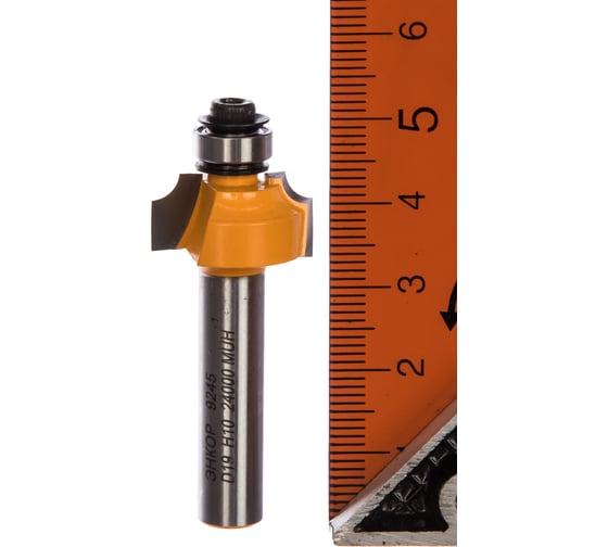 Изображение товара Фреза кромочная калевочная (19х10 мм; R 3.2 мм; хвостовик 8 мм) по дереву Энкор 9245