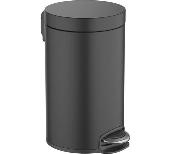 Изображение товара Корзина для мусора с педалью Aquatek 8л, матовый черный AQ4992MB 00000135733