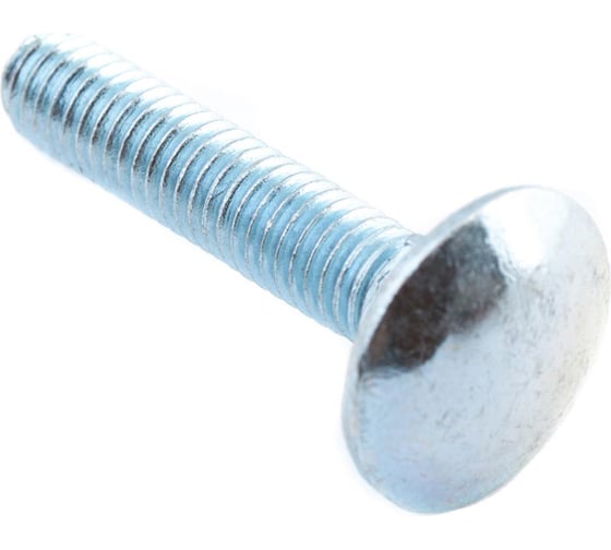 Изображение товара Мебельный болт Element DIN 603 10x40 белый цинк 18 шт 102830