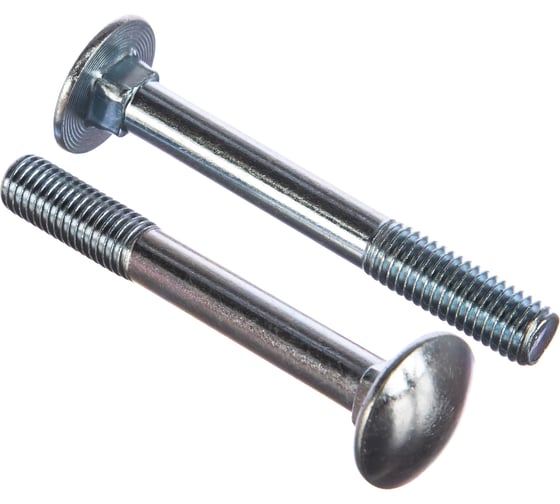 Изображение товара Мебельный болт Element DIN 603 10x80 белый цинк 10 шт 102860