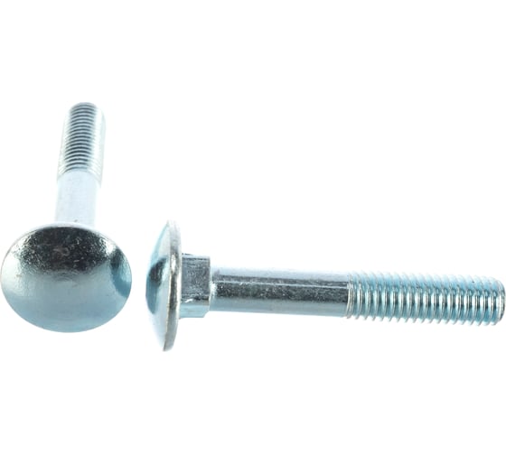 Изображение товара Мебельный болт Element DIN 603 8x50 белый цинк 20 шт 102770