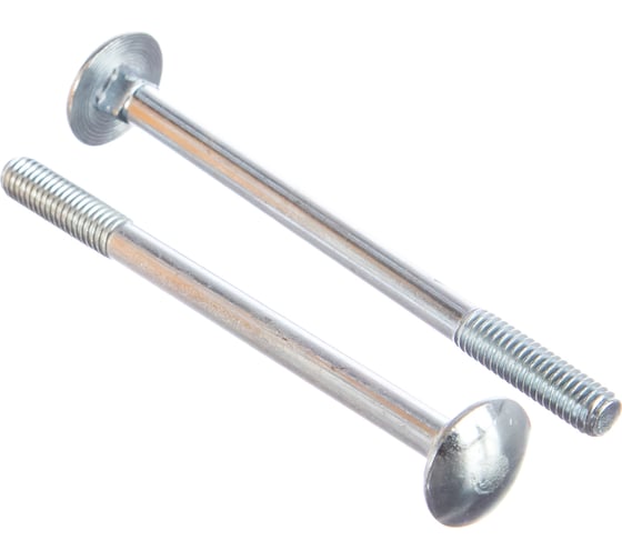 Изображение товара Мебельный болт Element DIN 603 6x80 белый цинк 20 шт 102760