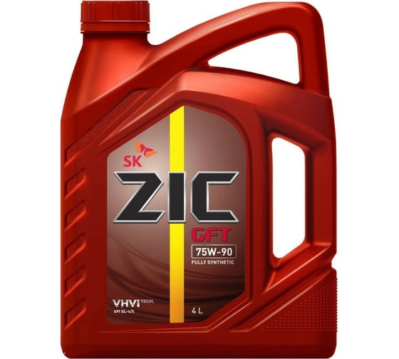 Изображение товара Масло синтетическое (GFT 75w90; GL-4/5; 4 л) для механических трансмиссий ZIC 162629