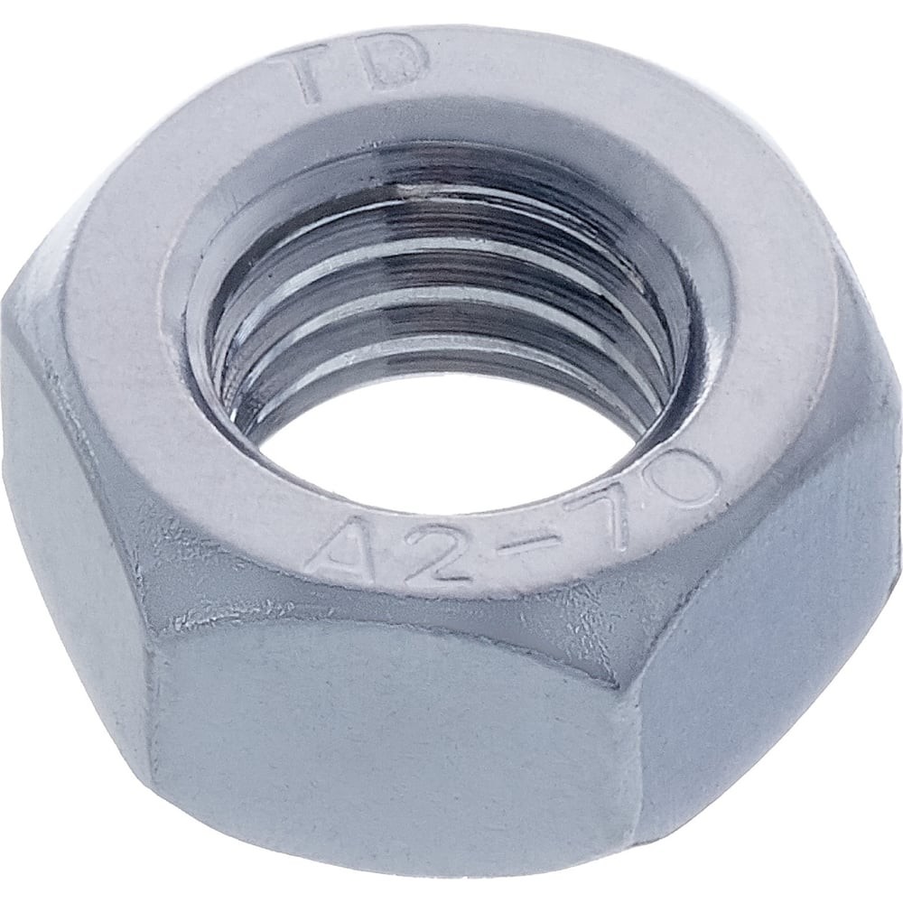 Изображение товара Гайка Стройметиз М10 DIN 934 нержавеющая сталь А2 уп 5 шт