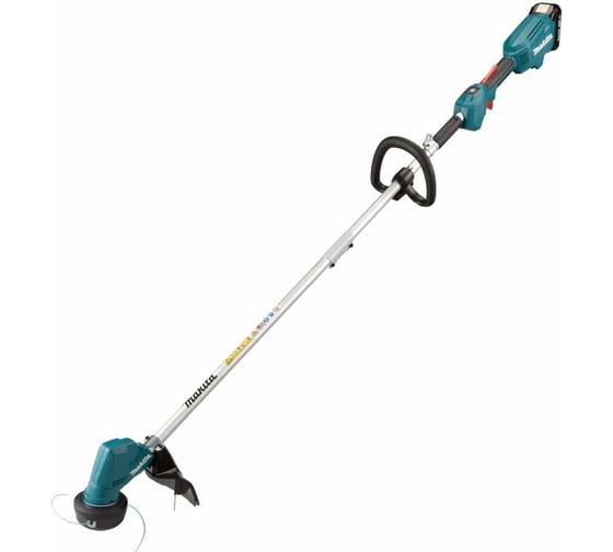 Изображение товара Триммер аккумуляторный Makita LXT BL 18 В, 460 Вт, D-рукоятка, d-30 см, M10xLH, разборвал (BL1830B DC18RC) DUR192LRF