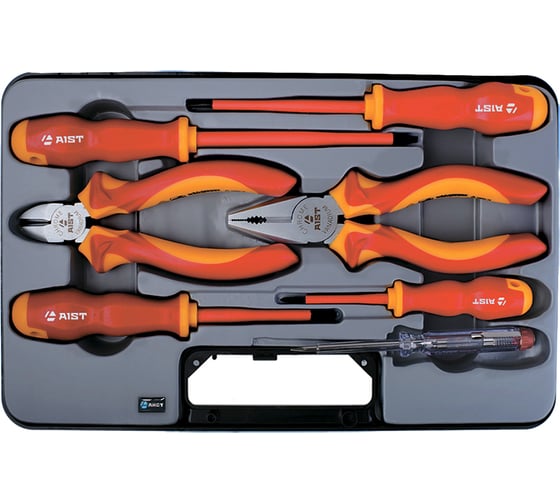 Изображение товара Набор диэлектрического инструмента AIST 7 предметов 701107 00-00010555