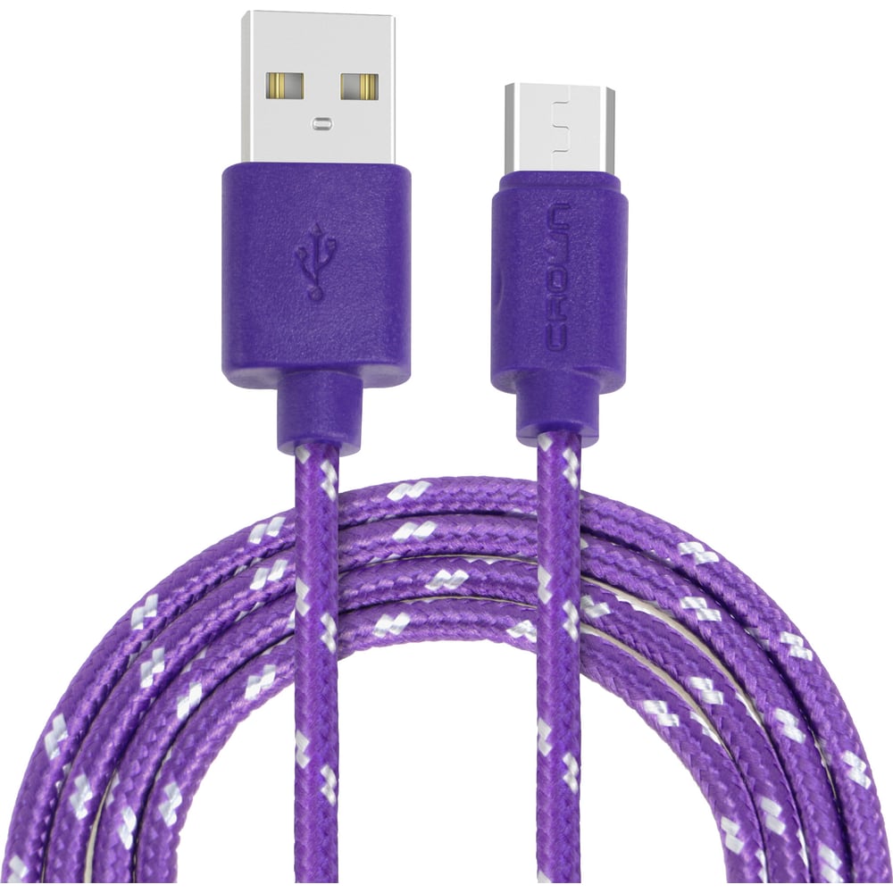 фото Кабель crown usb - microusb cmcu-3042m violet cm000002152