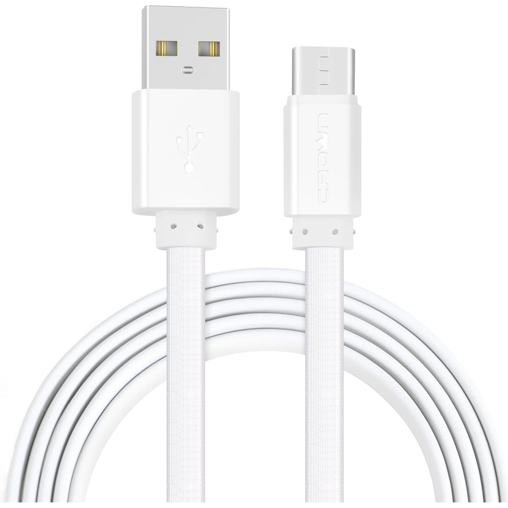 фото Кабель crown usb - usb type-c cmcu-1022c white cm000002110