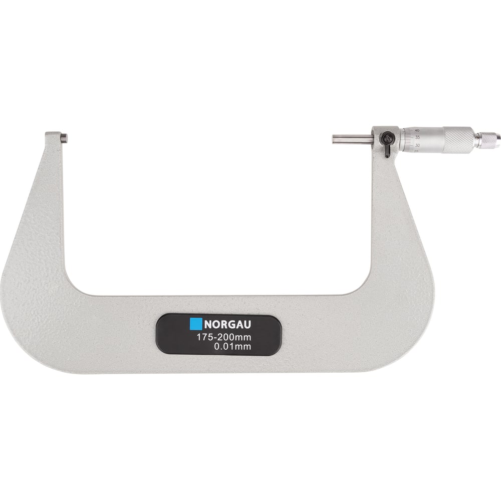Изображение товара Микрометр гладкий NORGAU МК 175-200 мм с точностью 0,01