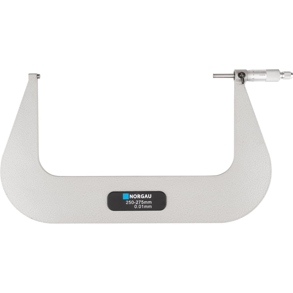 Изображение товара Микрометр гладкий NORGAU МК 250-275 мм/0,01 мм профессиональный