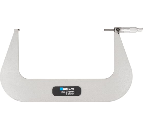 Изображение товара Микрометр гладкий NORGAU МК 250-275 мм/0,01мм, тип NM-275, 041001275