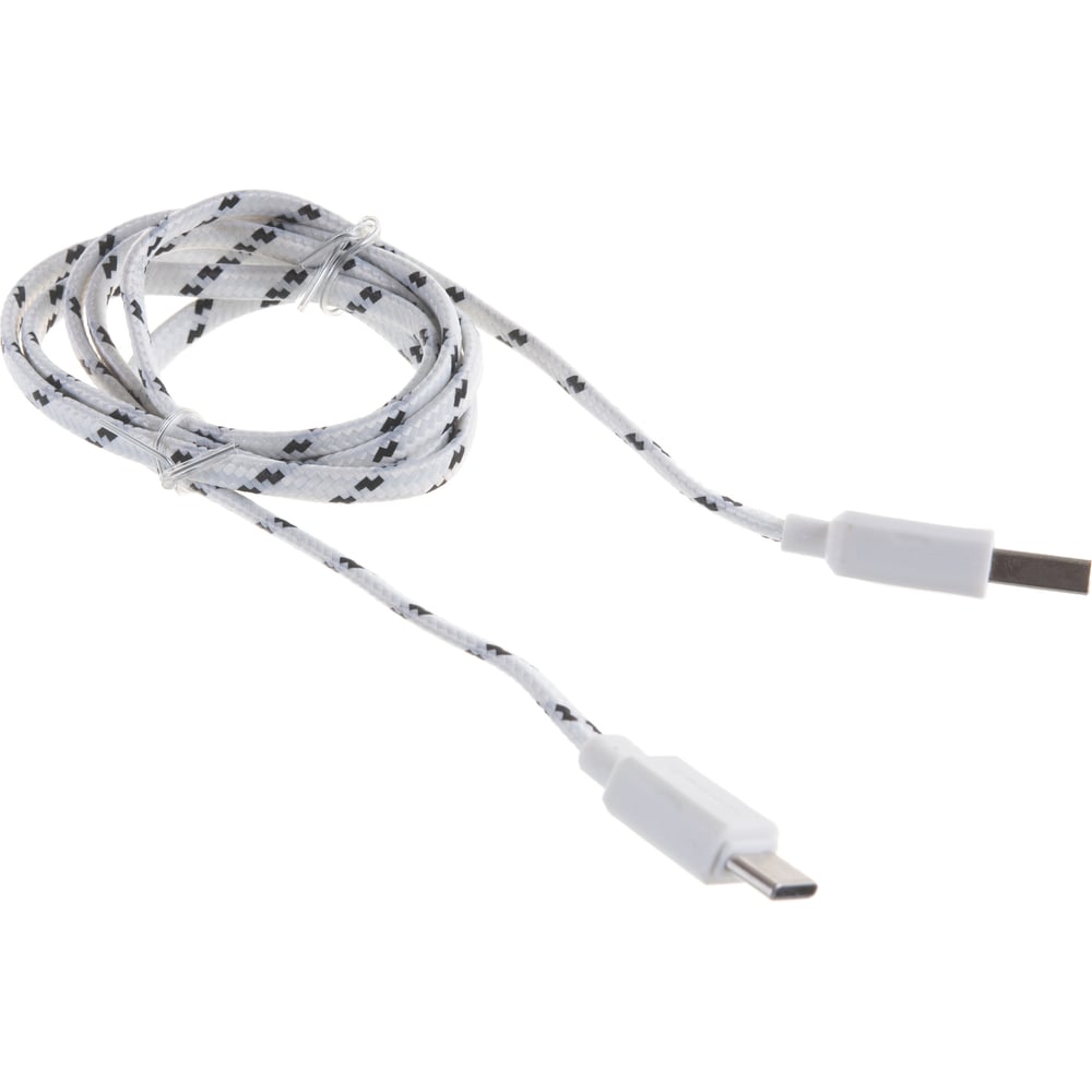 фото Кабель crown usb - usb type-c cmcu-3052c white cm000002123