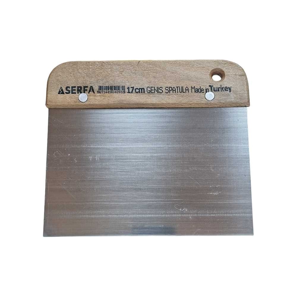 Изображение товара Шпатель широкий деревянная ручка Serfa 17 см 0093