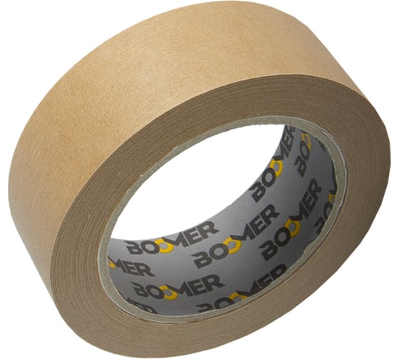 Изображение товара Лента маскирующая Boomer 80°С-60 мин., коричневая, 38 мм x 40 м 8040/38