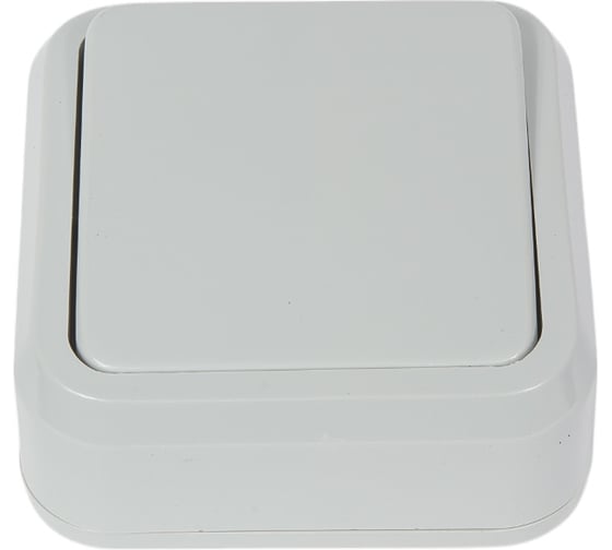 Изображение товара Выключатель ООО МПО Электротехника А16-042 (C-1966 ) (о/у, 1-кл "DRESDEN" серый с ПМ) 1528