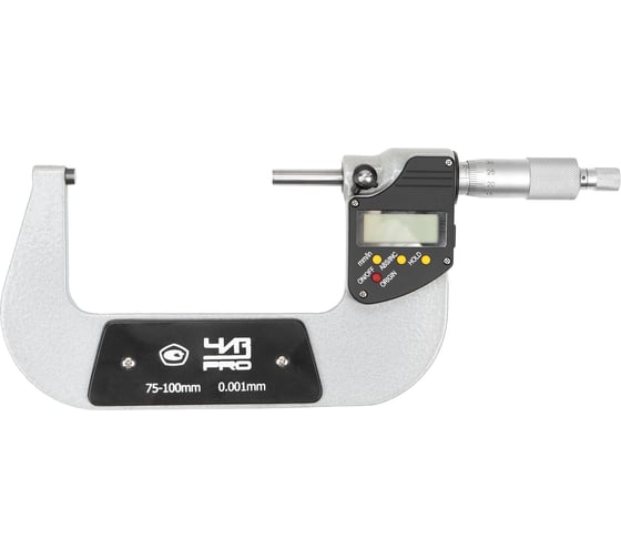 Изображение товара Микрометр ЧИЗ МКЦ-100 0.001, электронный, 4-кн. PRO 423463