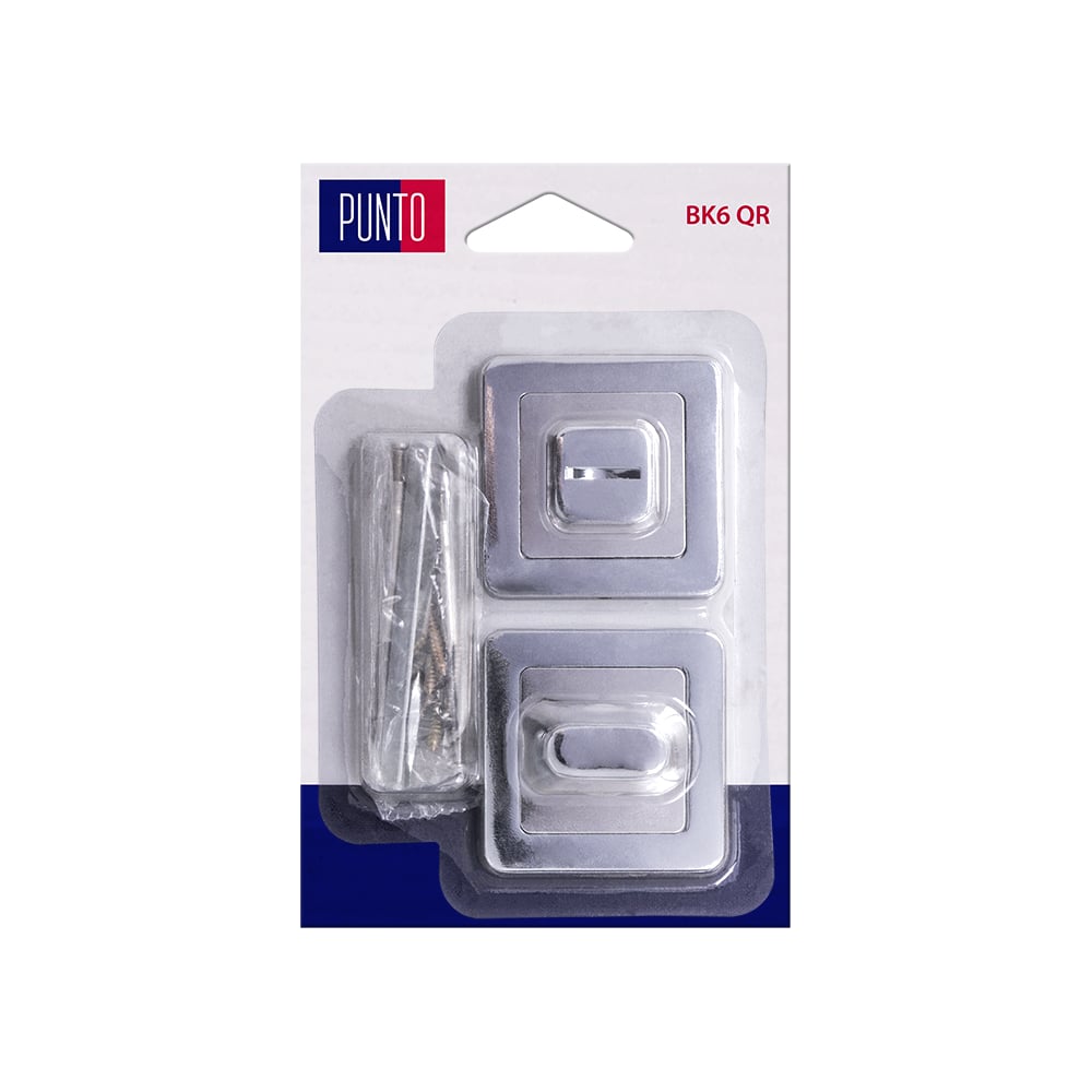 Изображение товара Ручка поворотная PUNTO LM/A BK6.K.QR52 CP-8 хром для WC комплект