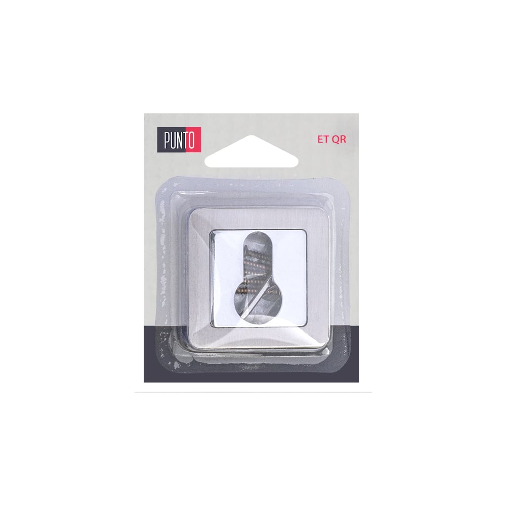 Изображение товара Накладка под цилиндр PUNTO ET.K.QR52 SN/CP-3 матовый никель алюминий