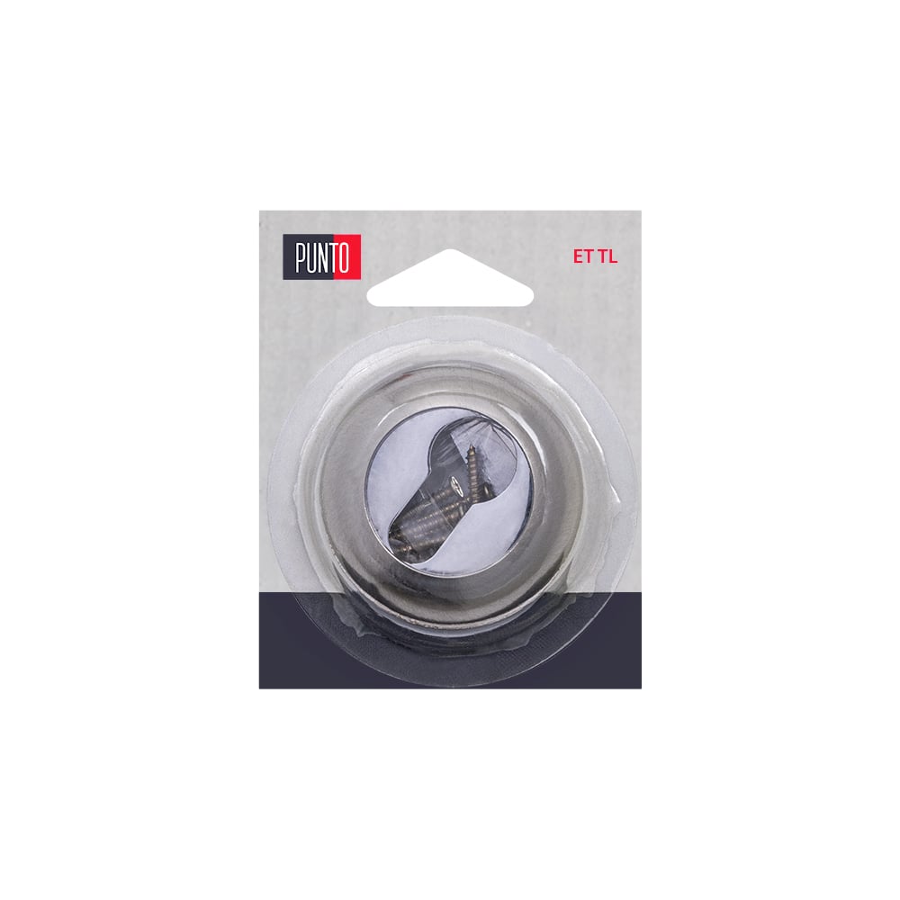 Изображение товара Накладка под цилиндр для двери из алюминия матовый никель 54 мм