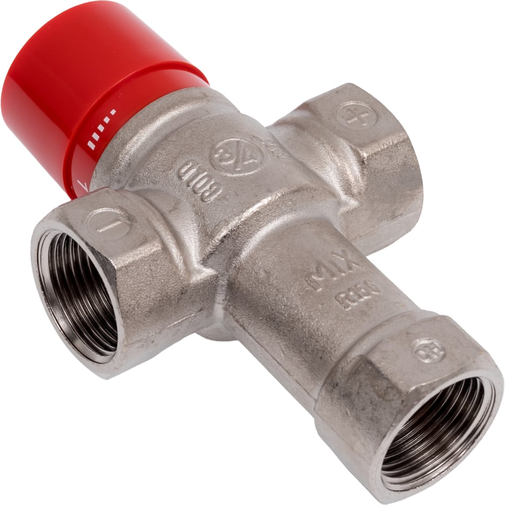 Изображение товара Гиакомини R156 - седельный латунный смесительный термостатический клапан 20 мм