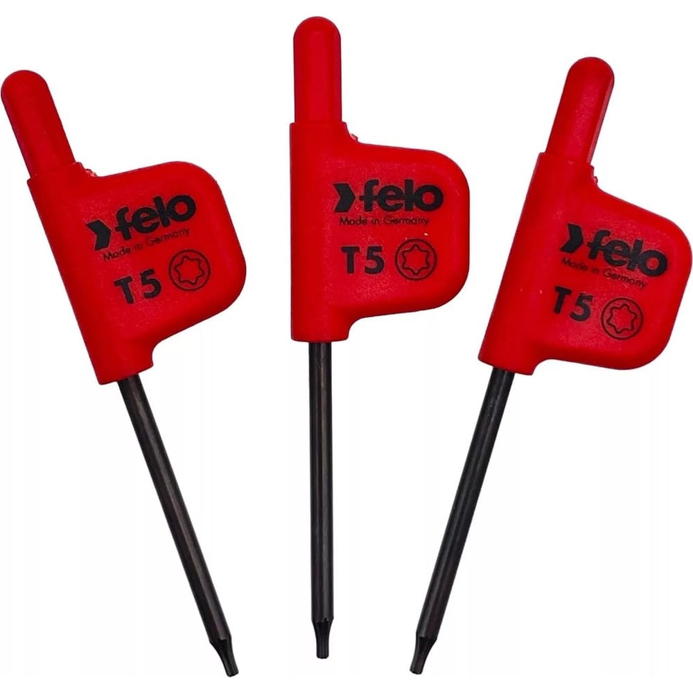 Изображение товара Флажковый ключ Felo TX5x33, упаковка 3 шт. 34810550