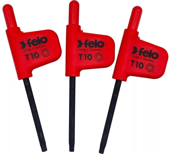 Изображение товара Флажковый ключ Felo TX10x37, упаковка 3 шт. 34811050