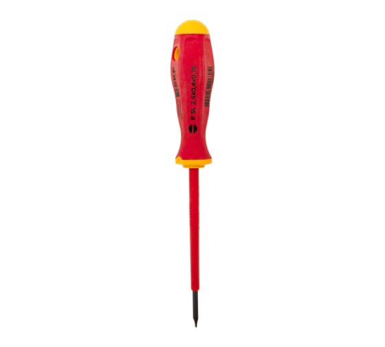 Изображение товара Отвертка EKF Professional SL2.5x0.4 мм, VDE 1000В sl-2.5-0.4-pro-in