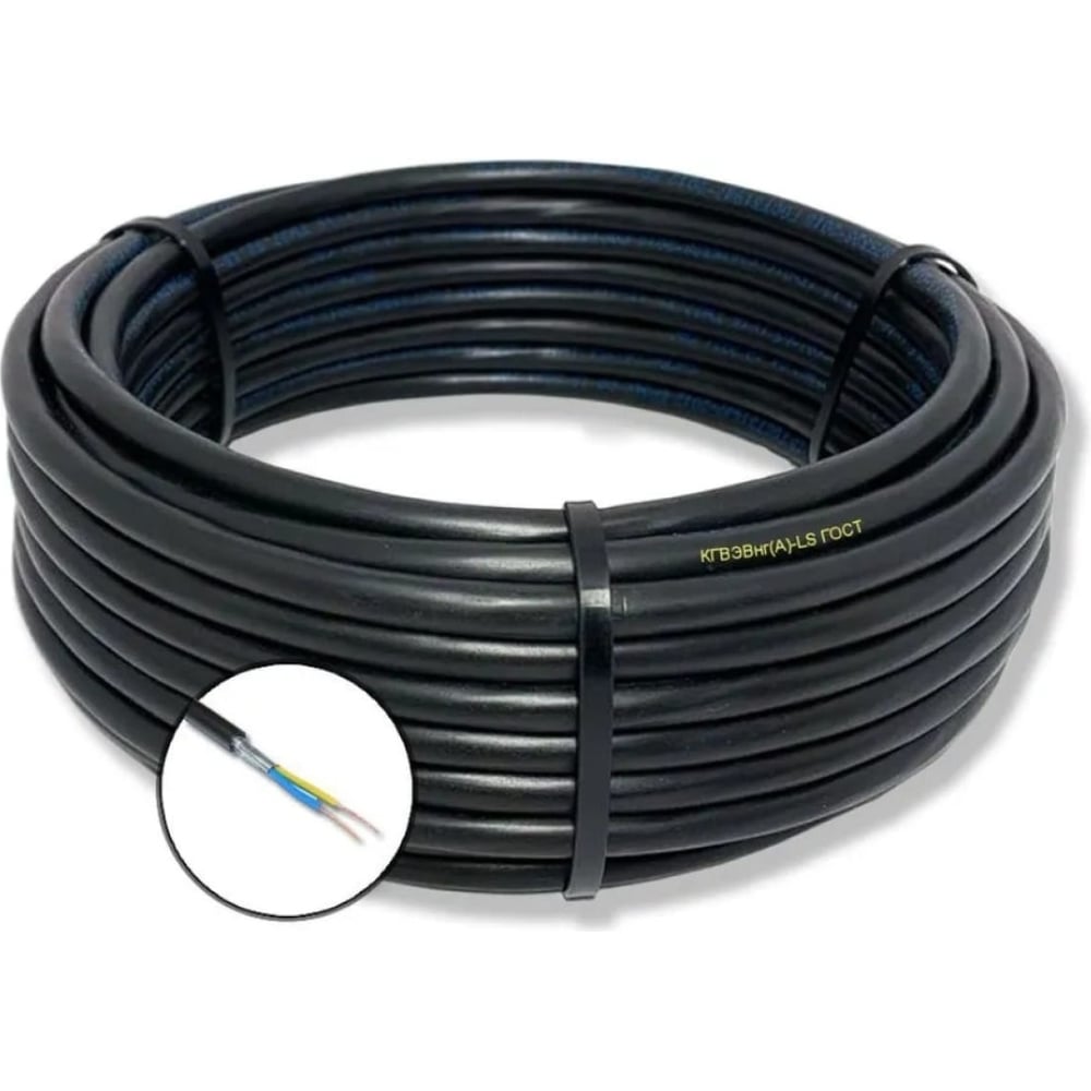 Изображение товара Кабель гибкий ПРОВОДНИК КГВЭВнг(A)-LS 2x1 мм2 600м