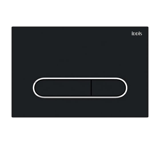 Изображение товара Универсальная клавиша смыва IDDIS Unifix 071 матовый черный UNI71MBi77