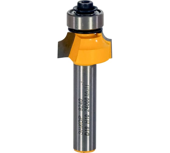 Изображение товара Фреза кромочная калевочная (19х10 мм; R 3.2 мм; хвостовик 8 мм) по дереву Энкор 9240