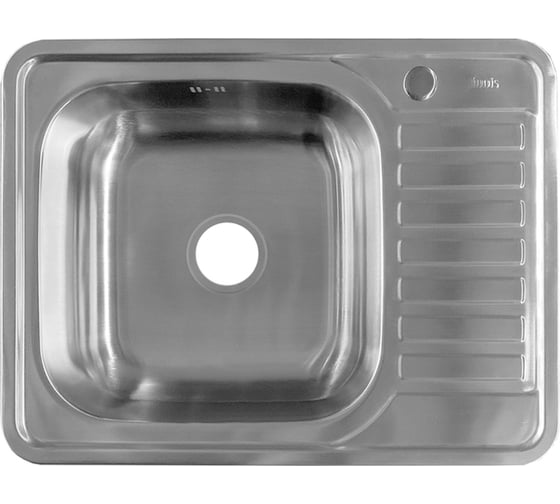 Изображение товара Мойка IDDIS Basic нержавеющая сталь, сатин, чаша слева, 650х500, Basic, BAS65SLi77