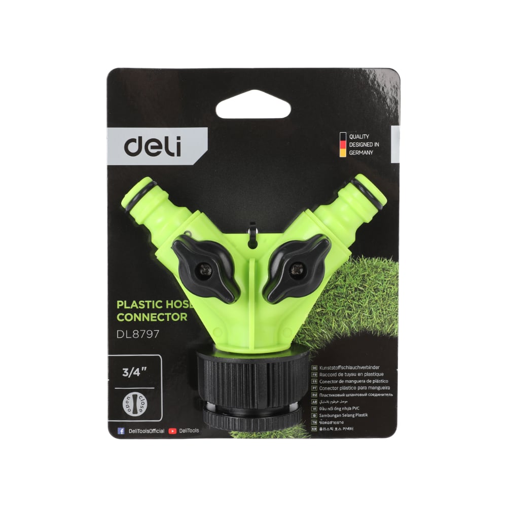 Изображение товара Распределитель поливочный двухканальный DL8797 с внутренней резьбой