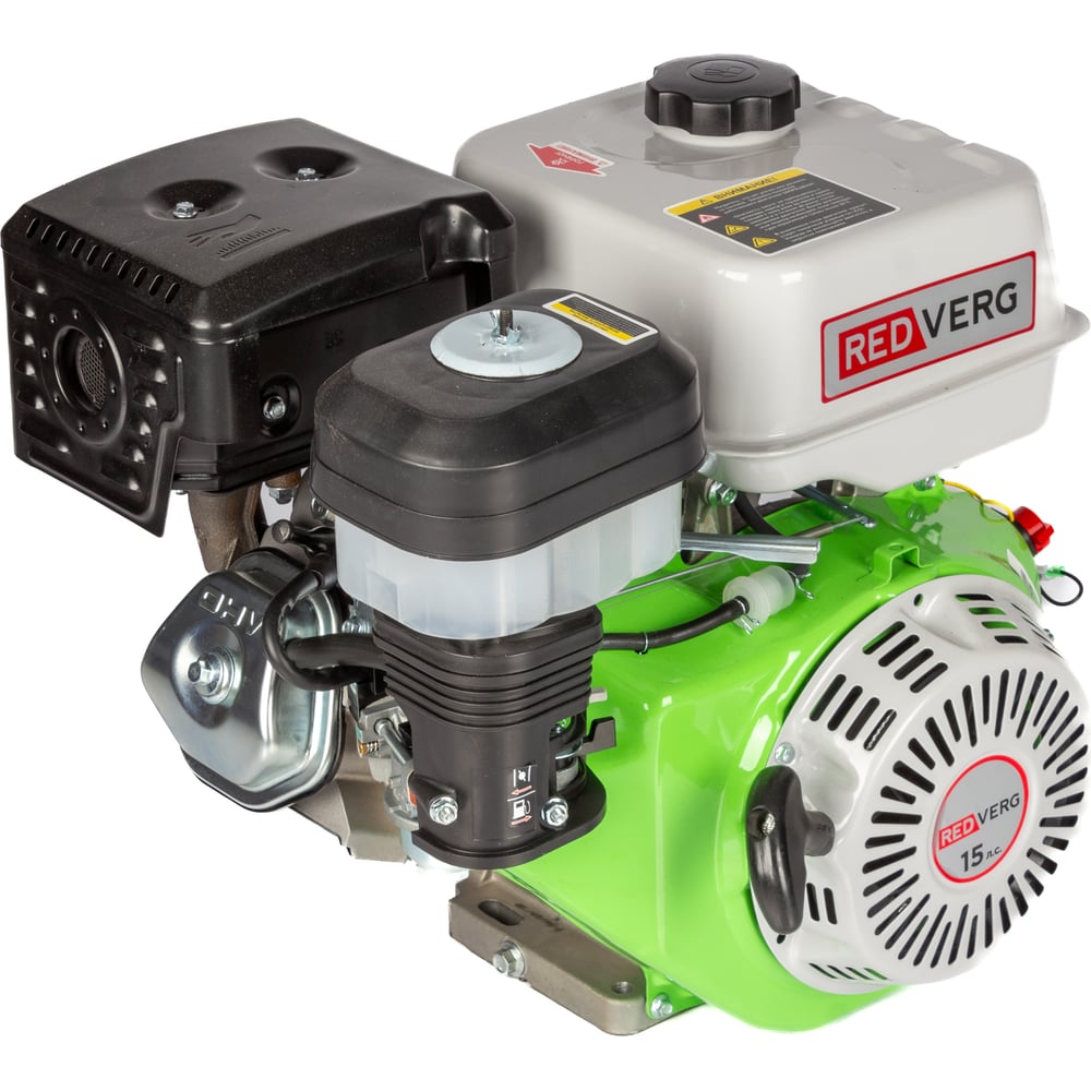 Изображение товара Бензиновый двигатель RD-GE190-S REDVERG 15 л.с. 420 см³ для техники