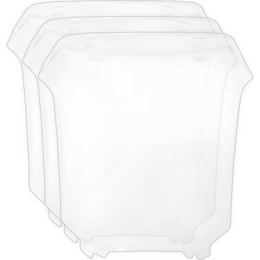 Изображение товара Стекло для маски сварщика ProVISION 155x165 мм, 3 шт BERNZ BRZ10.300.125