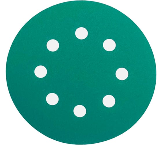 Изображение товара Шлифовальные круги на липучке 125 мм, P1000, 30 шт, 8 отверстий Vitatools GR-125-P1000-30-8