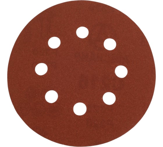 Изображение товара Шлифовальные круги на липучке 125 мм, P320, 30 шт, 8 отверстий Vitatools R-125-P320-30-8