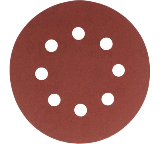Изображение товара Шлифовальные круги на липучке 125 мм, P800, 30 шт, 8 отверстий Vitatools R-125-P800-30-8