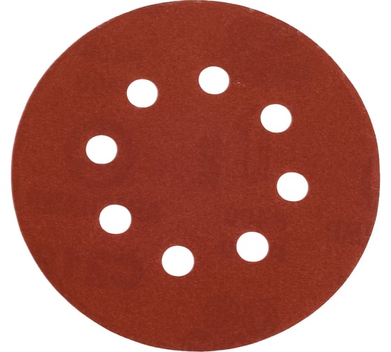 Изображение товара Шлифовальные круги на липучке 125 мм, P400, 30 шт, 8 отверстий Vitatools R-125-P400-30-8