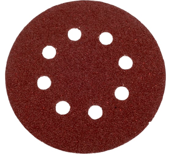 Изображение товара Шлифовальные круги на липучке 125 мм, P40, 30 шт, 8 отверстий Vitatools R-125-P40-30-8