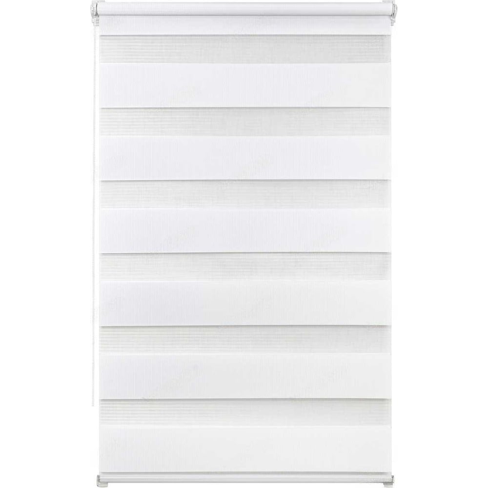 Изображение товара Рулонная штора LM DECOR День-Ночь LB 11-13 белоснежный 120x170 см